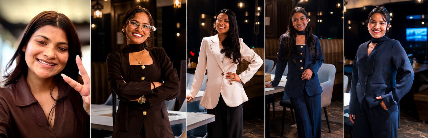 Young women of the Hearts for Nepal family, grown and thriving